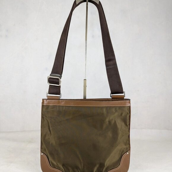 Authentic PRADA Canapa Shoulder Bag in Nylon with LOGO Made in Italy - Picture 2 of 16